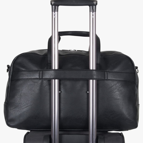 Kenneth Cole REACTION Port Stanley Duffel Pebbled Vegan Leather Carry on… - Picture 5 of 10